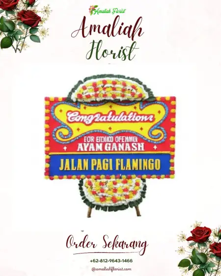 Sewa Papan Bunga Perapen