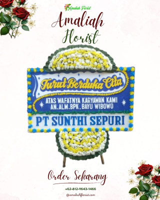 Papan Bunga Duka di Perapen