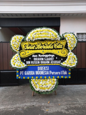 Papan Bunga Duka di Perapen